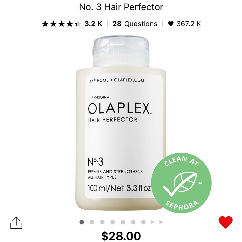 Brand new Olaplex No 3 Hair Perfector Repair